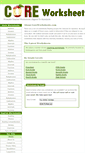 Mobile Screenshot of coreworksheets.com